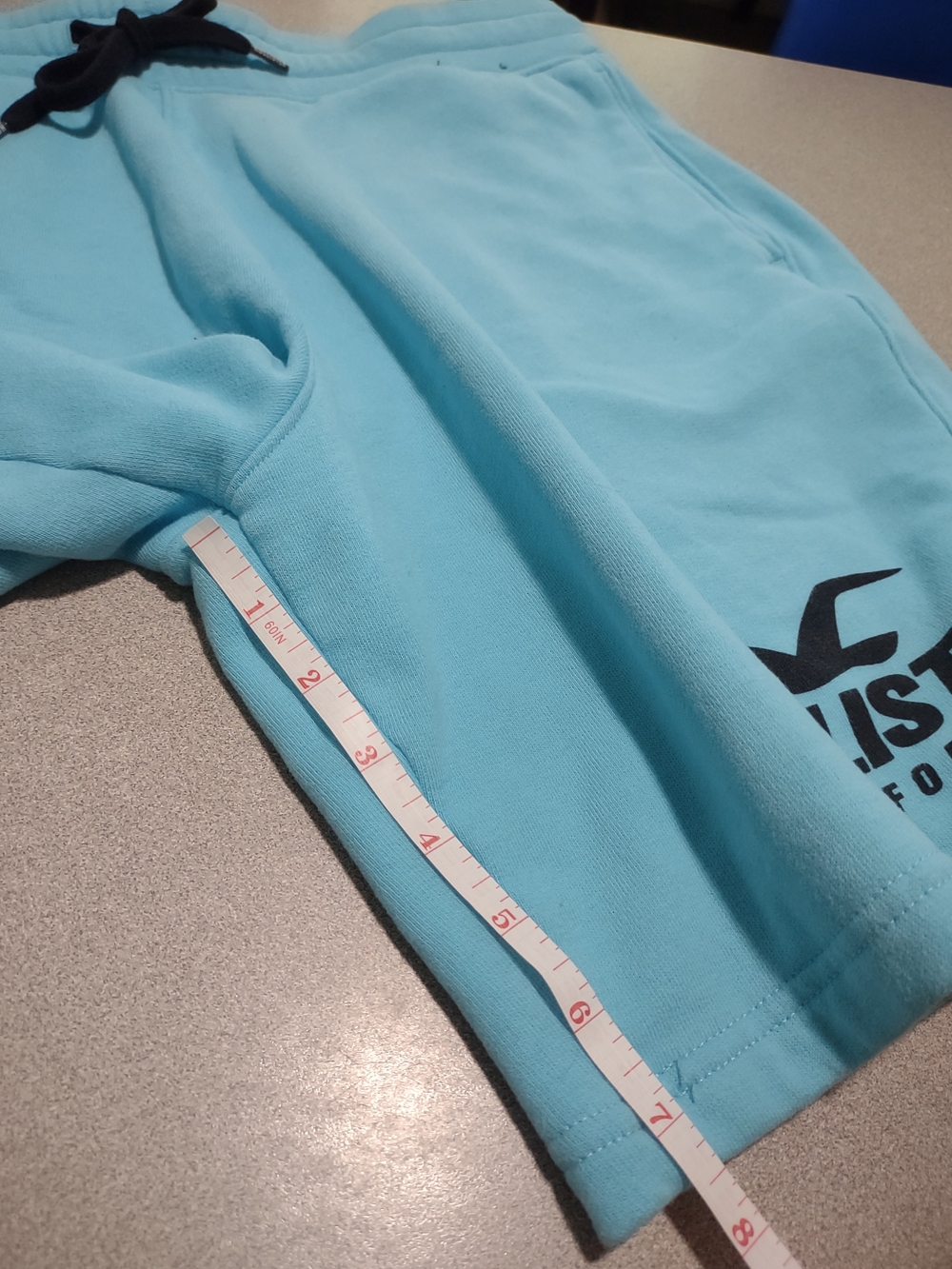 Hollister Sz.M Two-Pack Logo Shorts in Aqua & Pink - Picture 11 of 12
